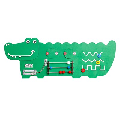Бизиборд "Крокодил" (88х35х3) - фото 4618