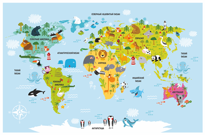 Игровое поле Карта мира (акс) - фото 5302