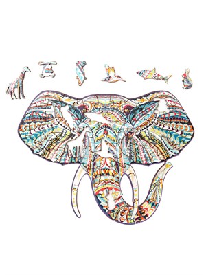 Пазлы антистресс "Сolor elephant" - фото 5827